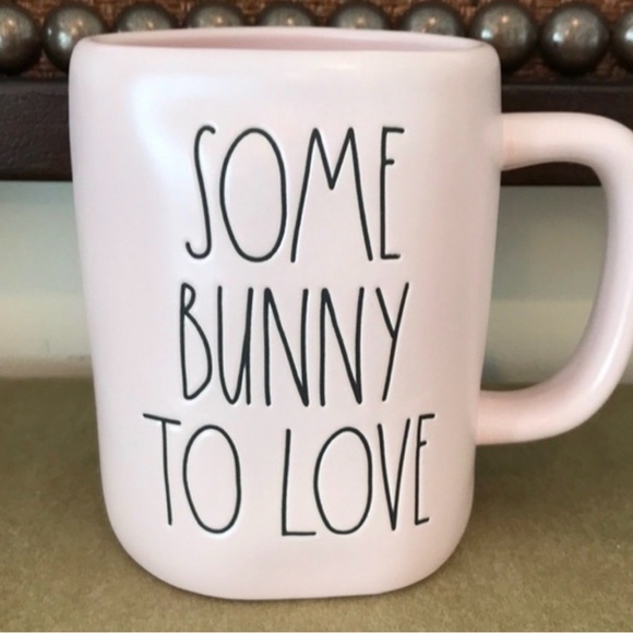 Rae Dunn Other - NWT Rae Dunn Pink 'Some Bunny to Love' Mug
